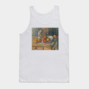 Still Life with Milk Jug and Fruit by Paul Cezanne Tank Top